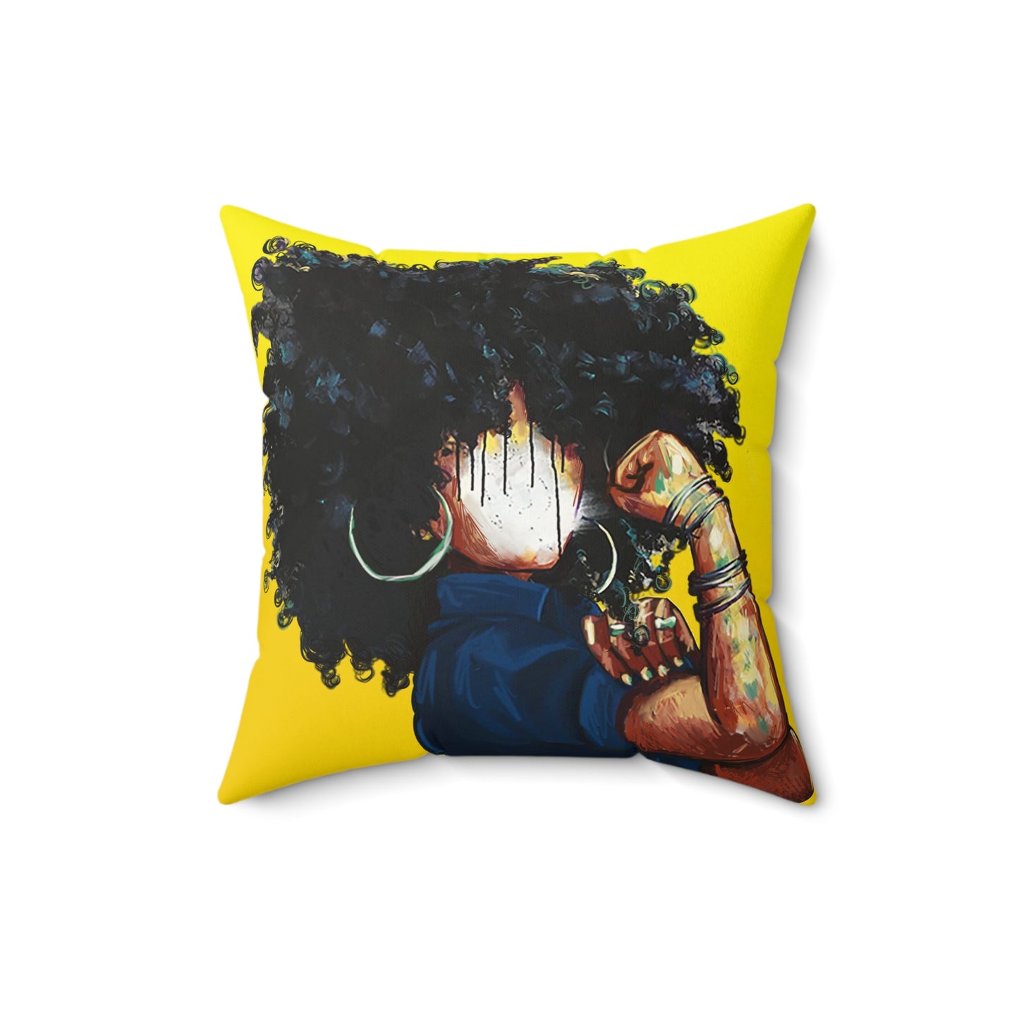 Naturally the Riveter Faux Suede Square Pillow
