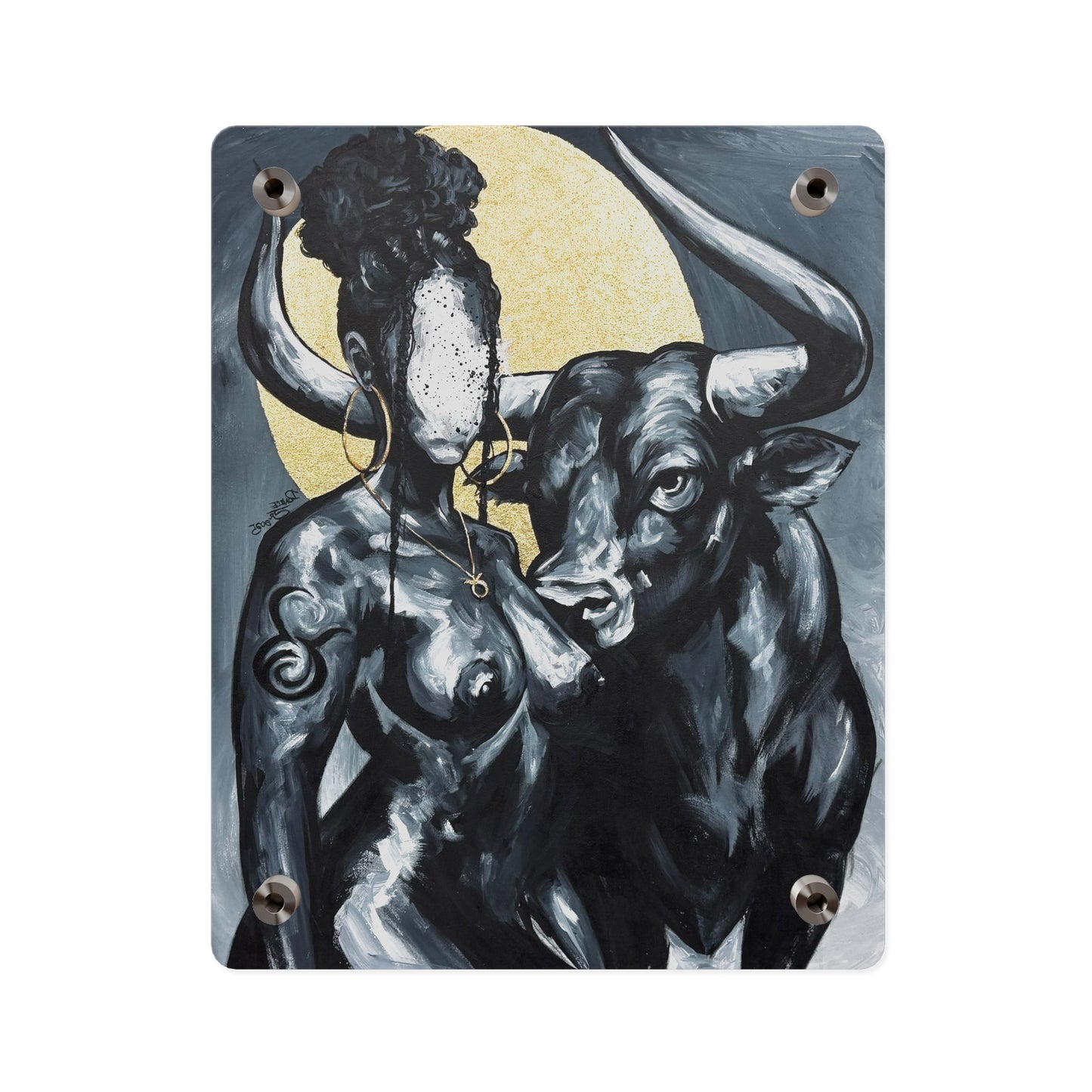Naturally Taurus Acrylic Wall Art Panel