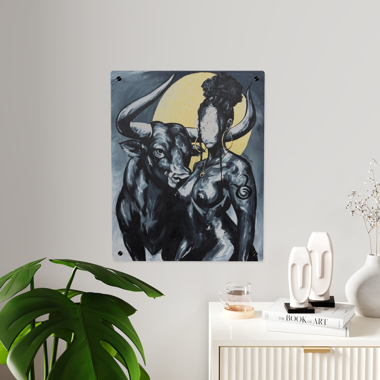 Naturally Taurus Acrylic Wall Art Panel