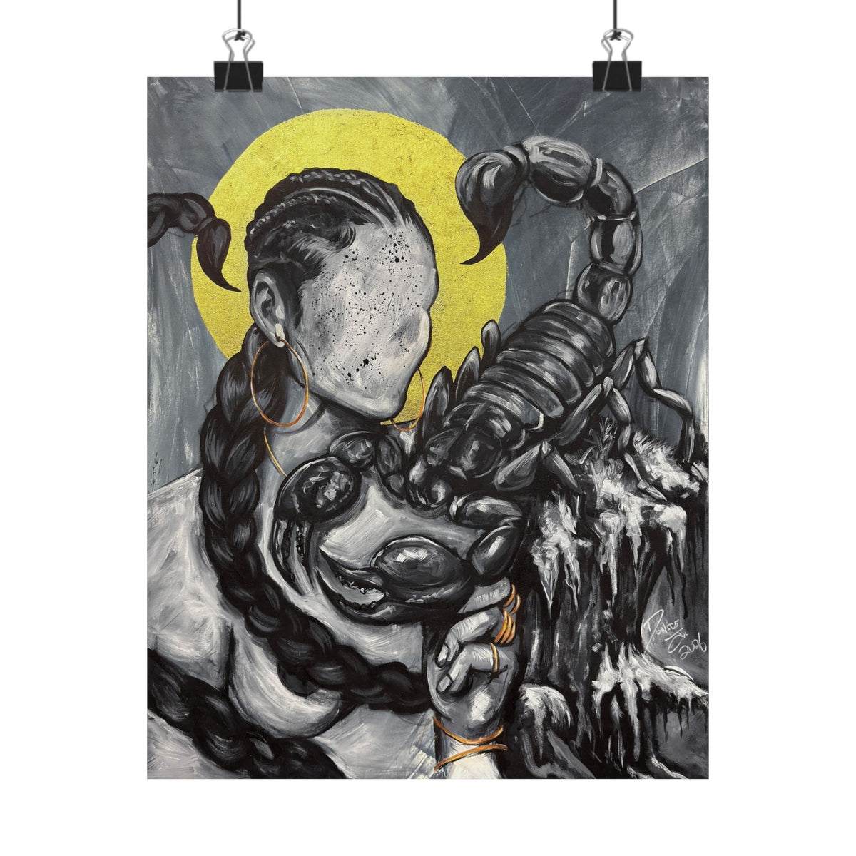 Naturally Scorpio Matte Poster