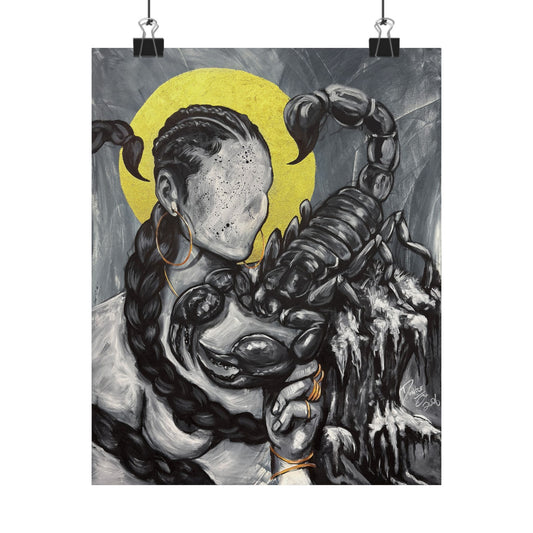Naturally Scorpio Matte Poster