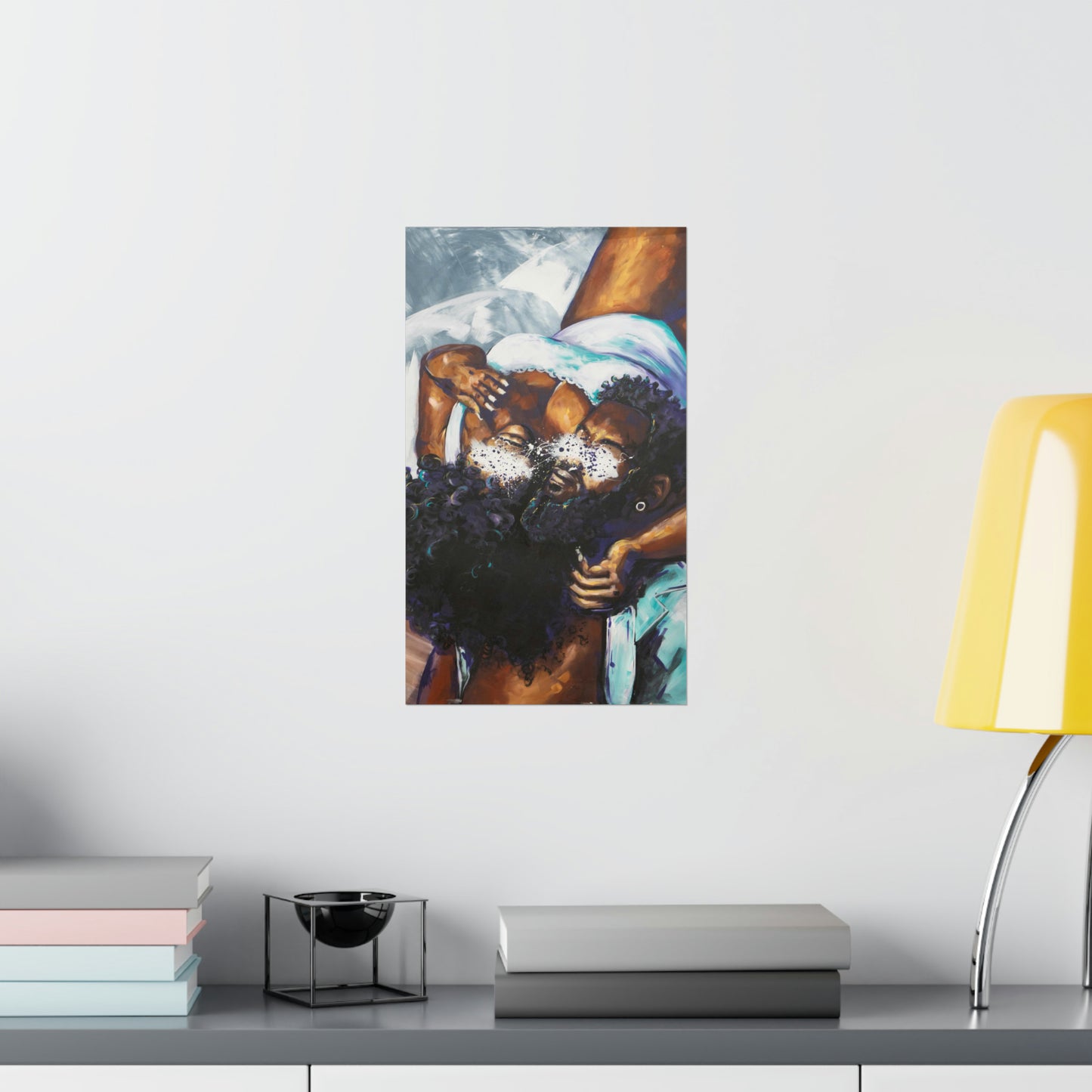 Naturally Black Love XII Matte Vertical Posters