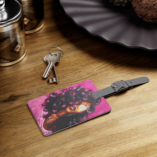 Naturally Lashontae Luggage Tag, Rectangle