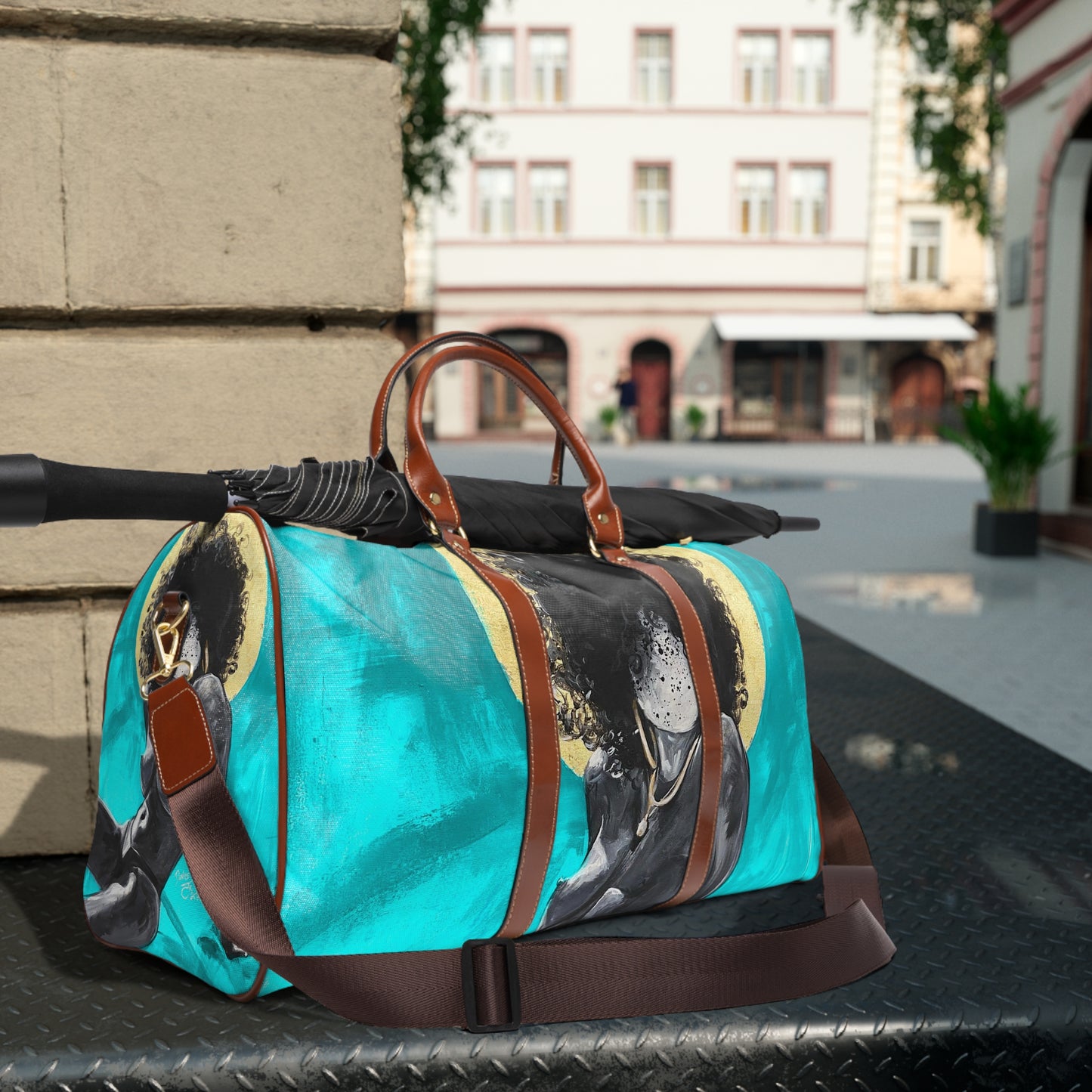 Naturally Nude III TEAL Travel Bag