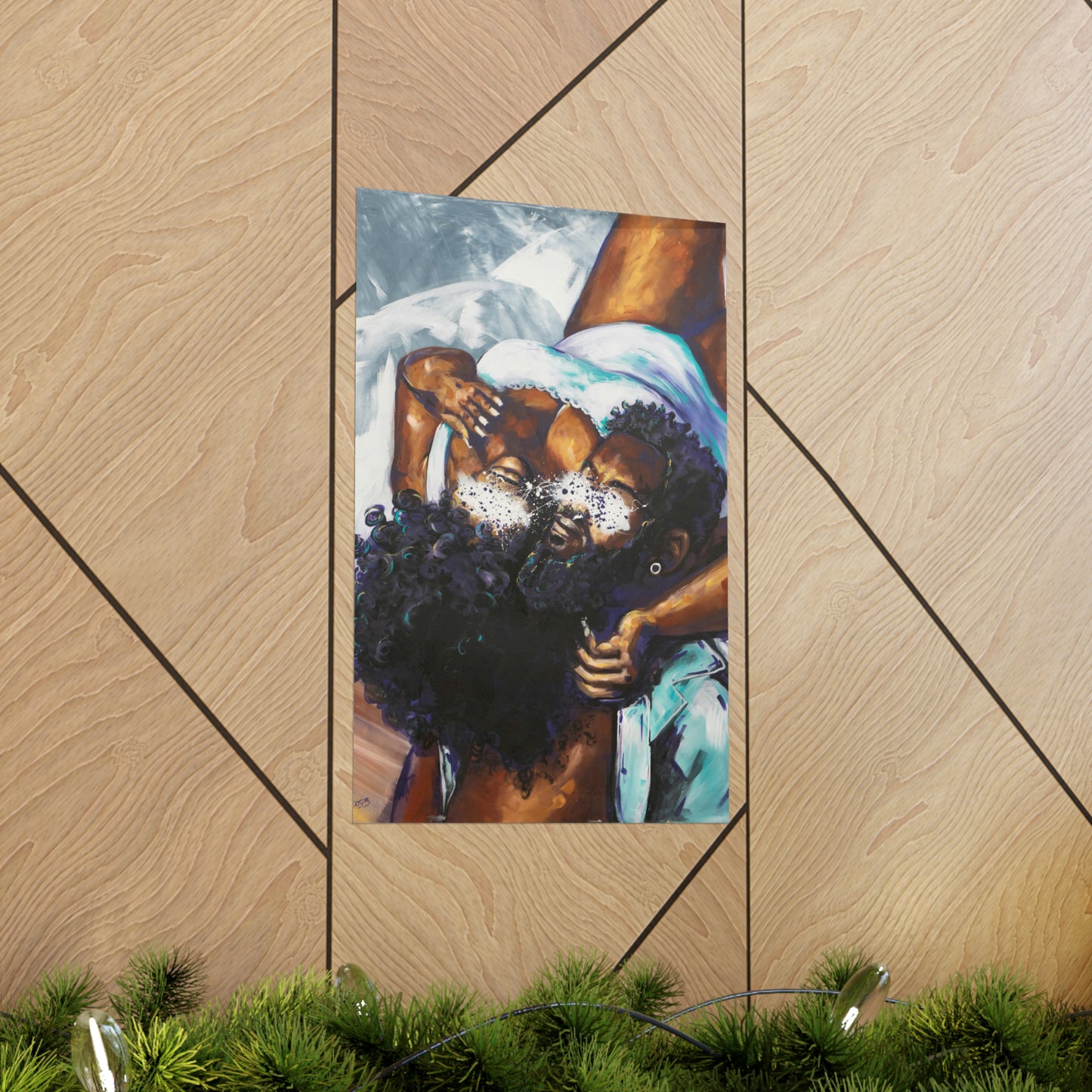 Naturally Black Love XII Matte Vertical Posters