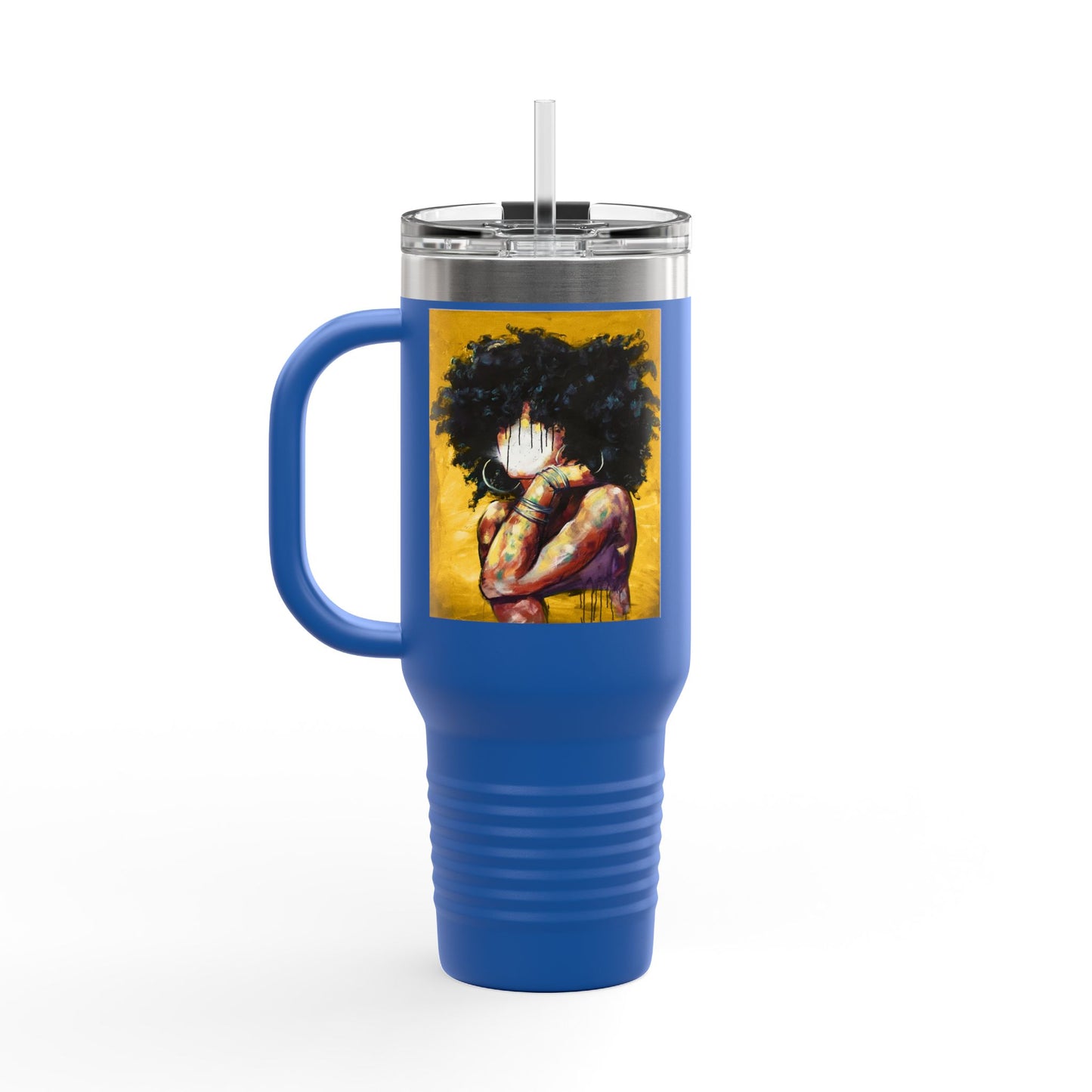 Naturally II GOLD Insulated Travel Mug - 40oz, Perfect for Coffee Lovers & Gifting