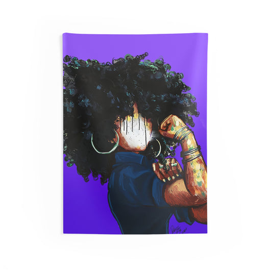 Naturally the Riveter PURPLE Indoor Wall Tapestries