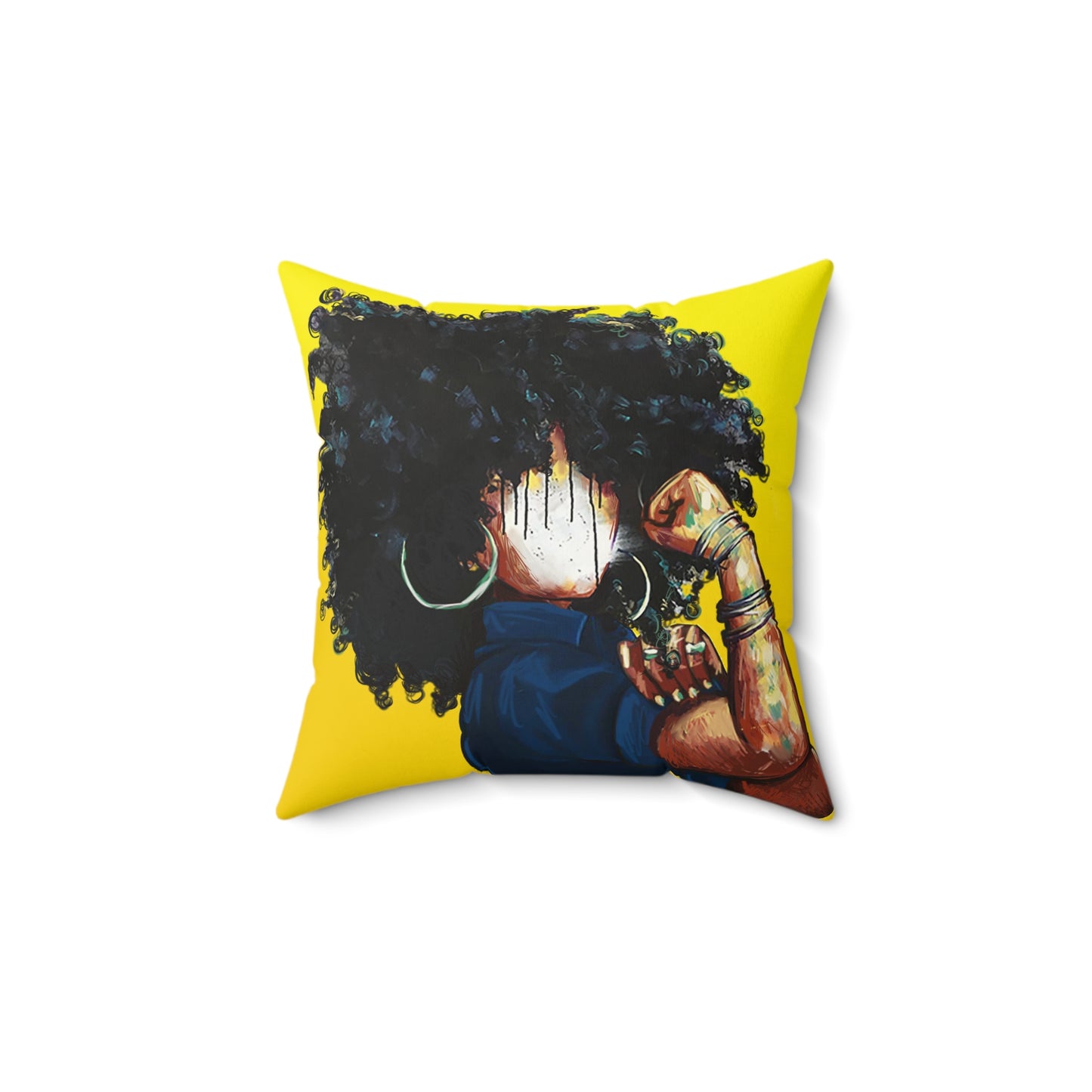 Naturally the Riveter Faux Suede Square Pillow