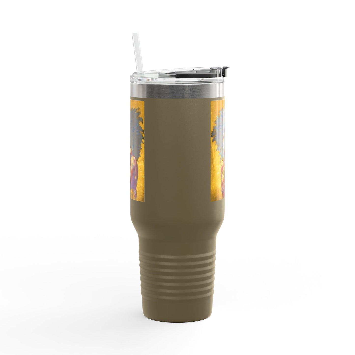 Naturally II GOLD Insulated Travel Mug - 40oz, Perfect for Coffee Lovers & Gifting