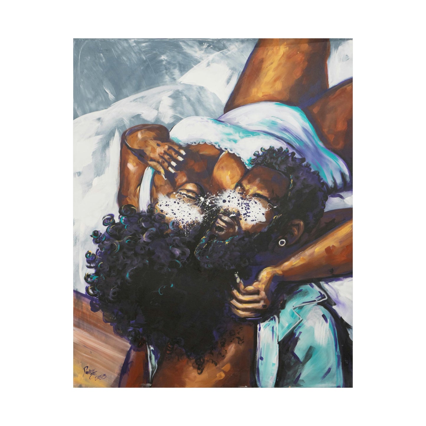 Naturally Black Love XII Matte Vertical Posters