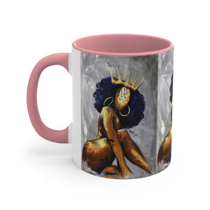 Naturally Queen Nessa Accent Coffee Mug, 11oz