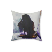 Naturally Ashlynn Faux Suede Square Pillow