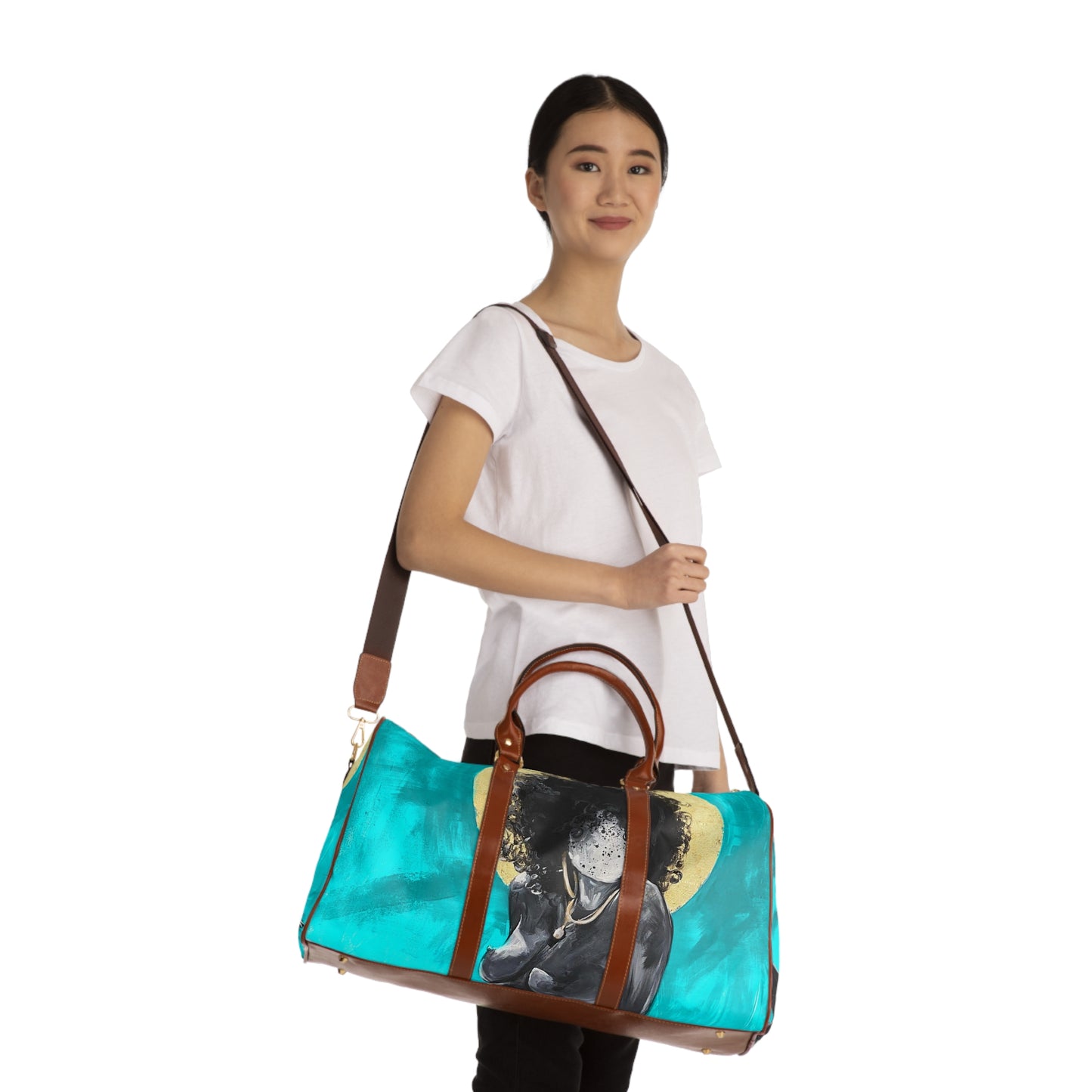 Naturally Nude III TEAL Travel Bag