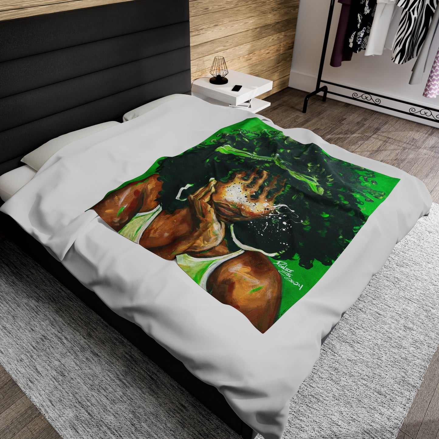 Naturally Andreza Velveteen Plush Blanket