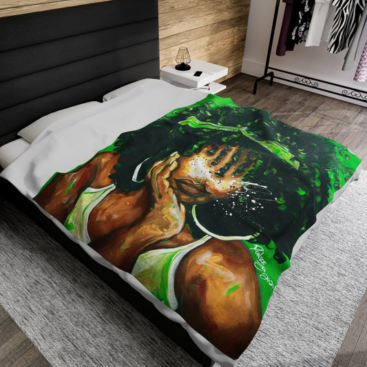 Naturally Andreza Velveteen Plush Blanket