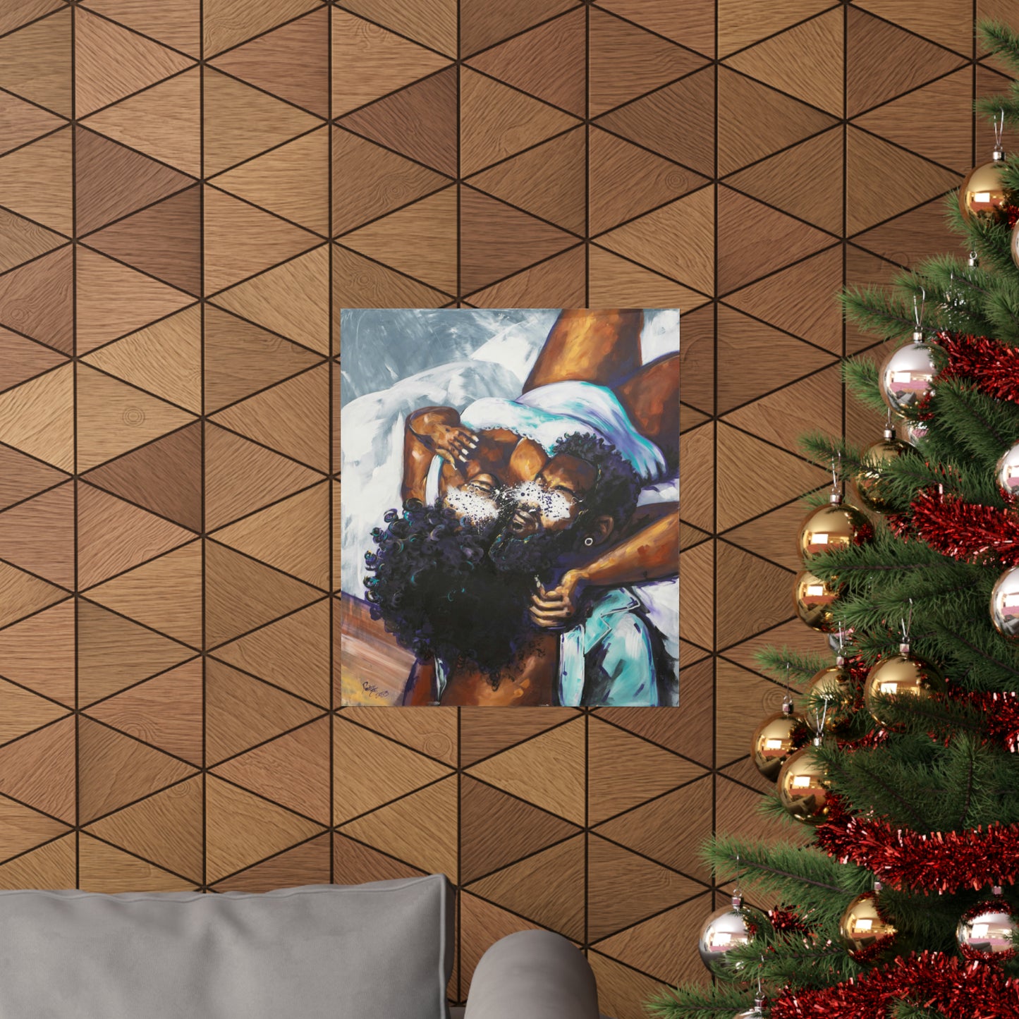 Naturally Black Love XII Matte Vertical Posters