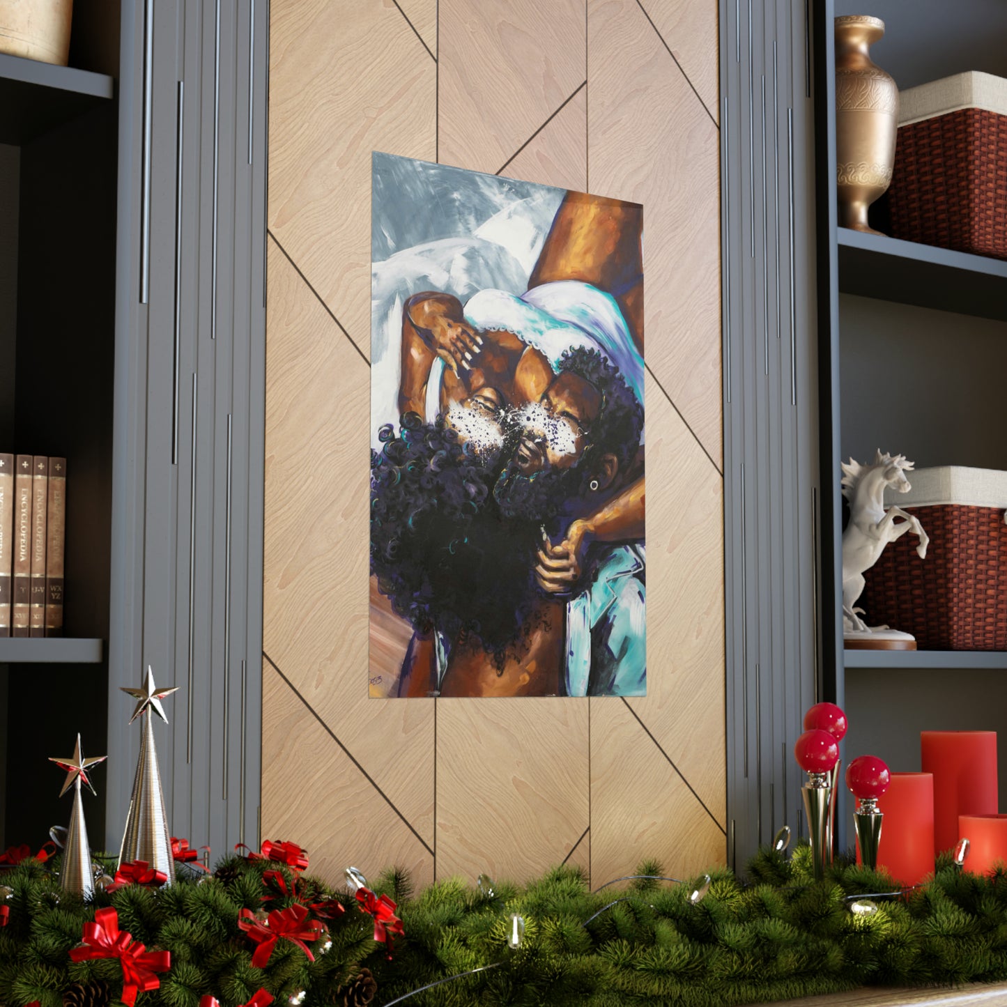 Naturally Black Love XII Matte Vertical Posters