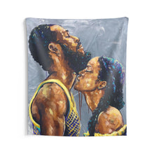 Naturally Black Love V Indoor Wall Tapestries