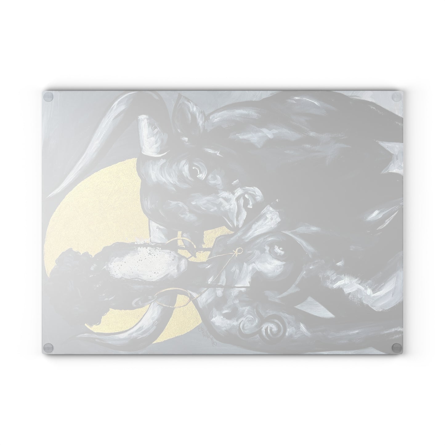 Naturally Taurus Glass Cutting Board
