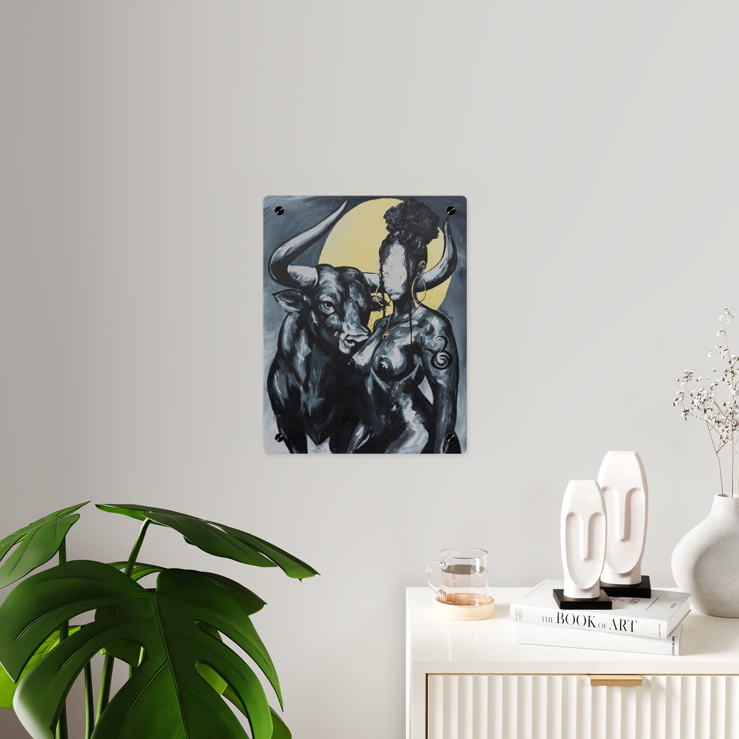 Naturally Taurus Acrylic Wall Art Panel
