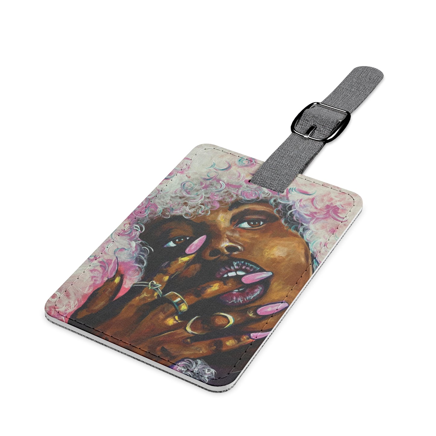 Naturally Mimi Luggage Tag, Rectangle