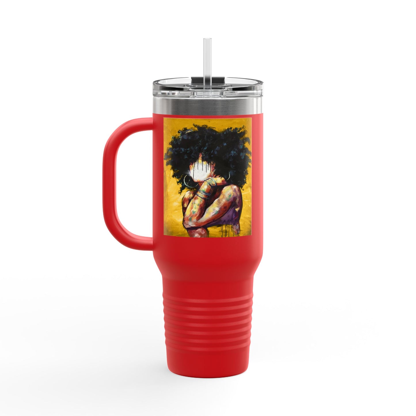 Naturally II GOLD Insulated Travel Mug - 40oz, Perfect for Coffee Lovers & Gifting