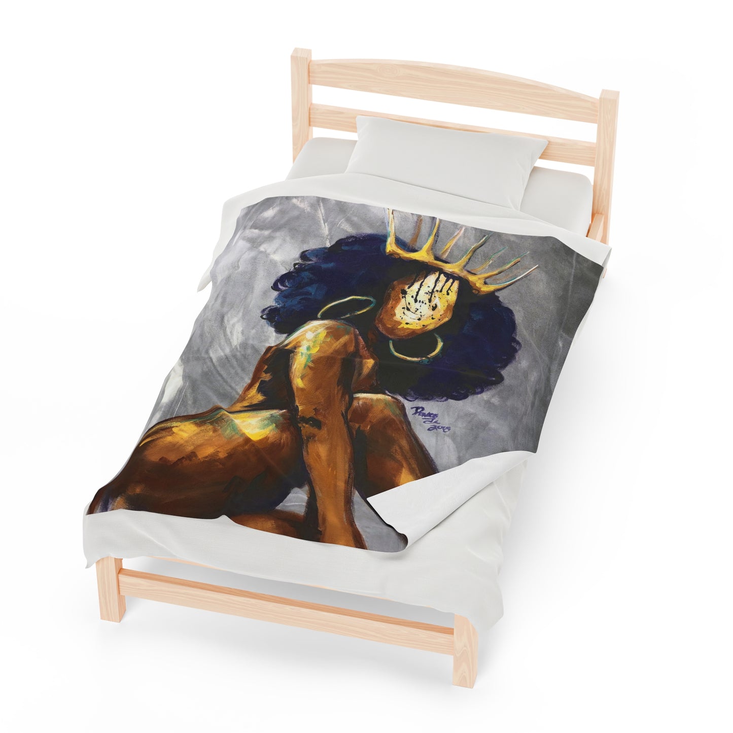 Naturally Queen Nessa Velveteen Plush Blanket