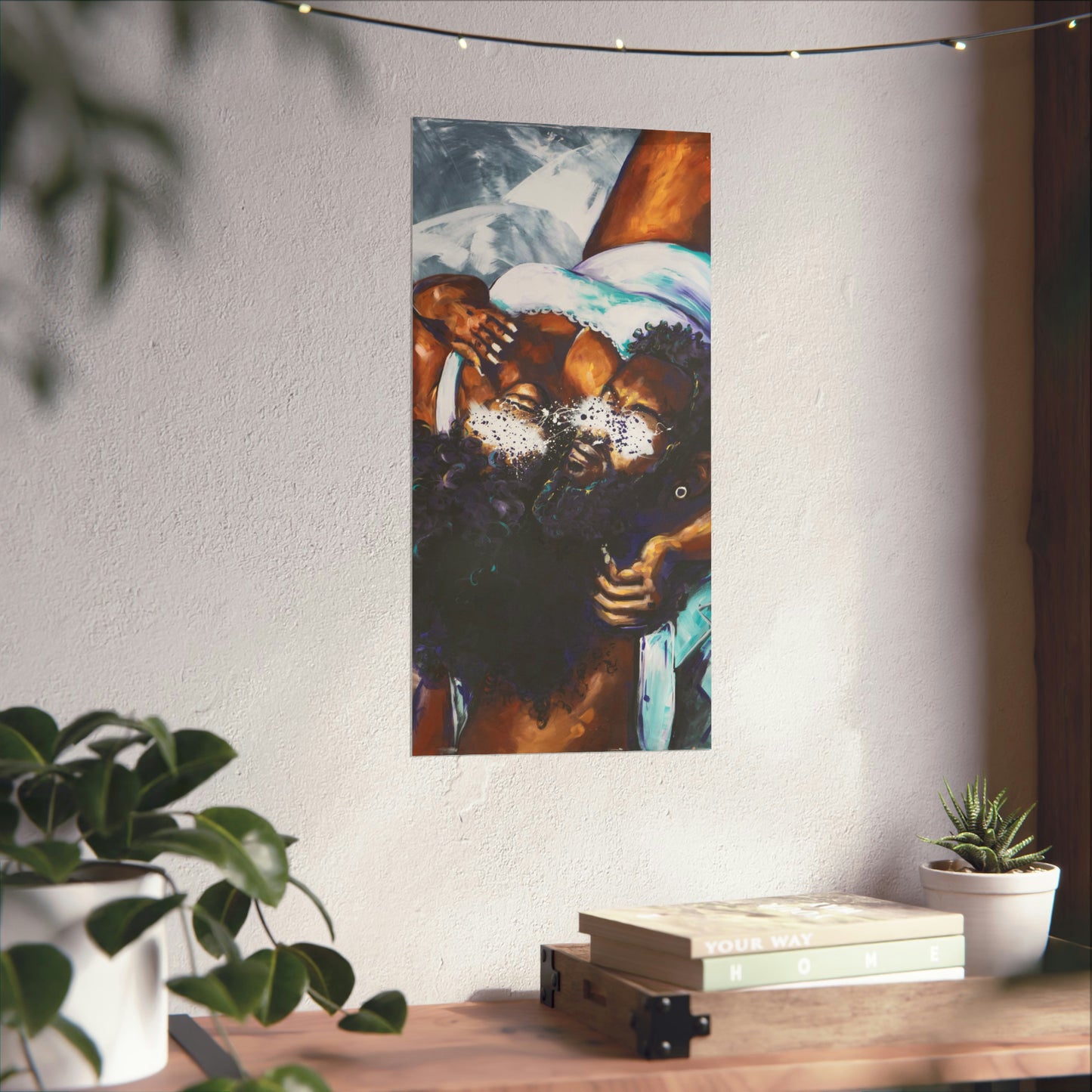 Naturally Black Love XII Matte Vertical Posters