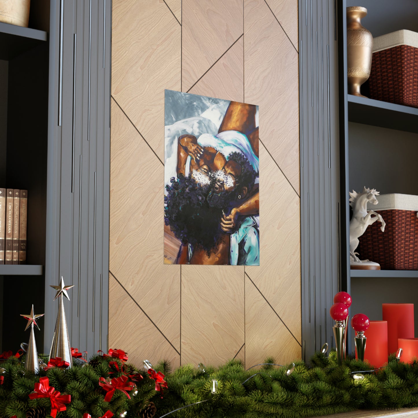 Naturally Black Love XII Matte Vertical Posters