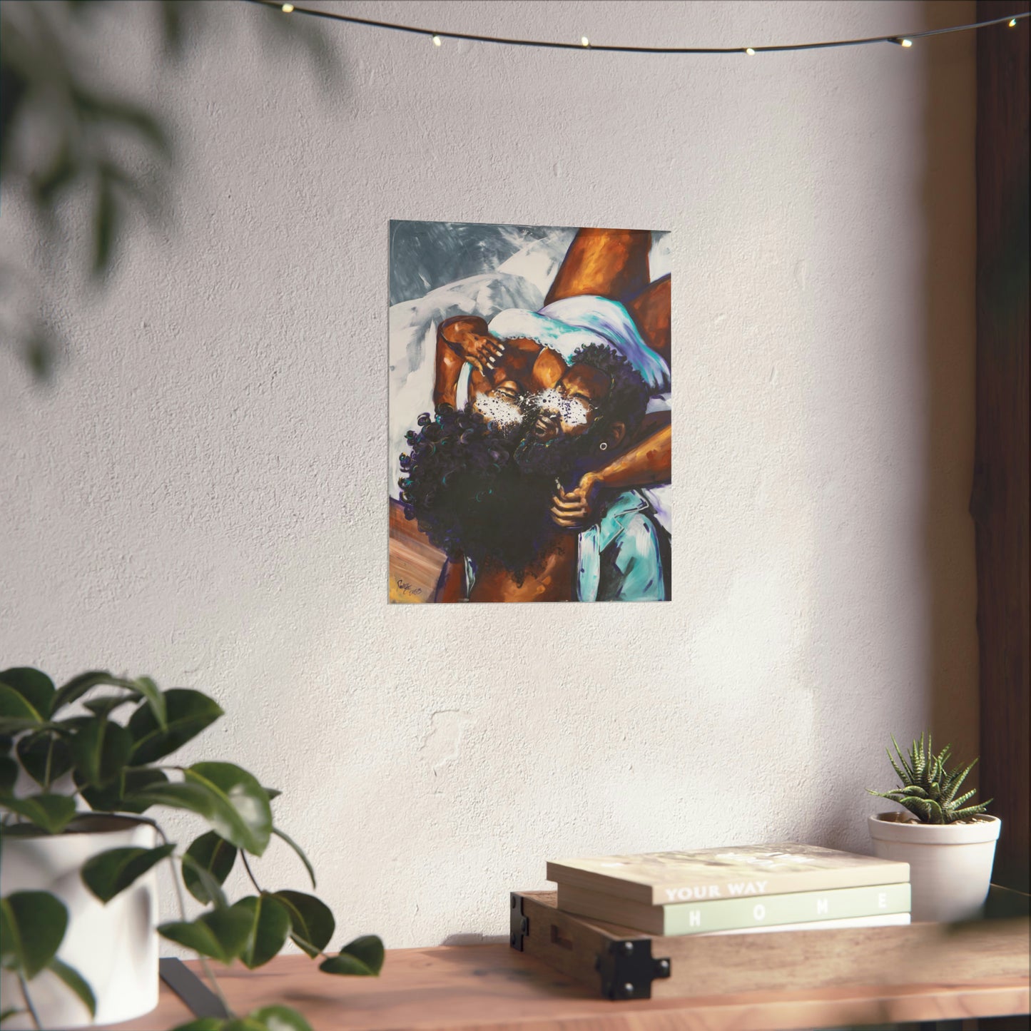 Naturally Black Love XII Matte Vertical Posters
