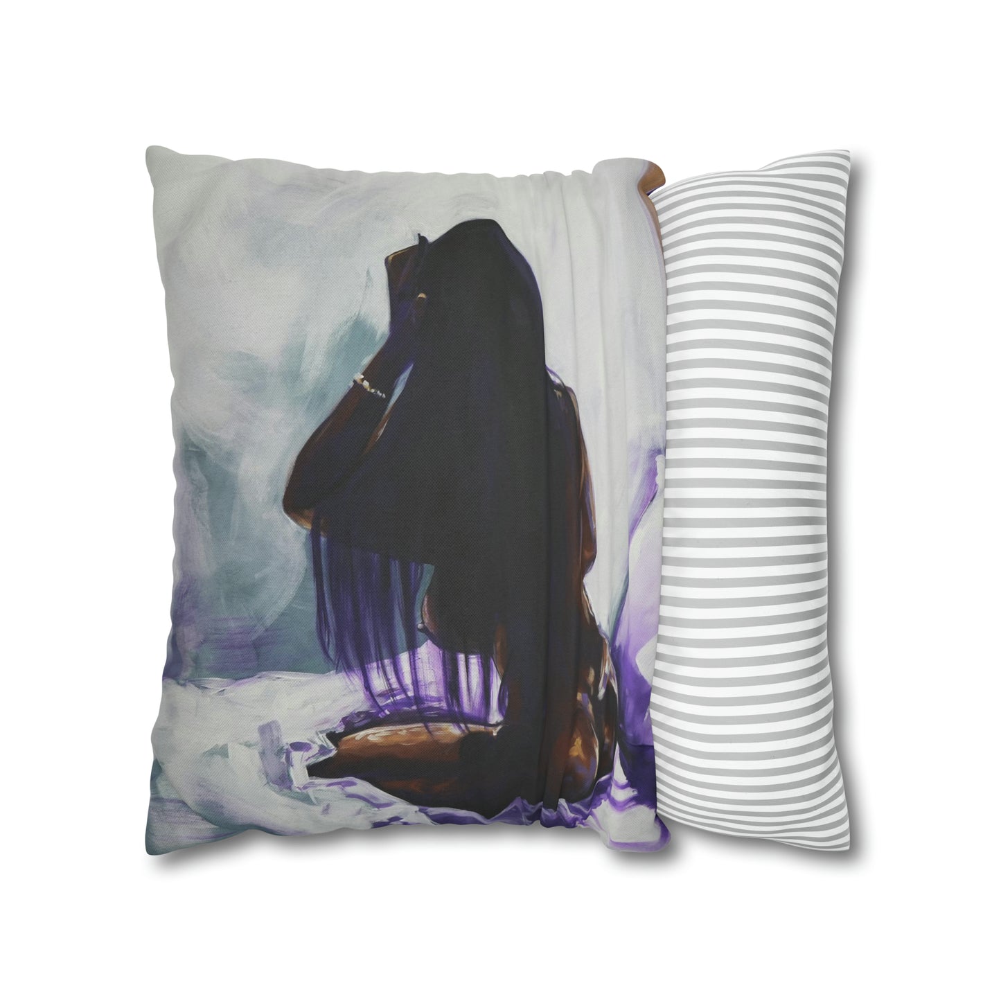 Naturally Ashlynn Spun Polyester Square Pillow Case