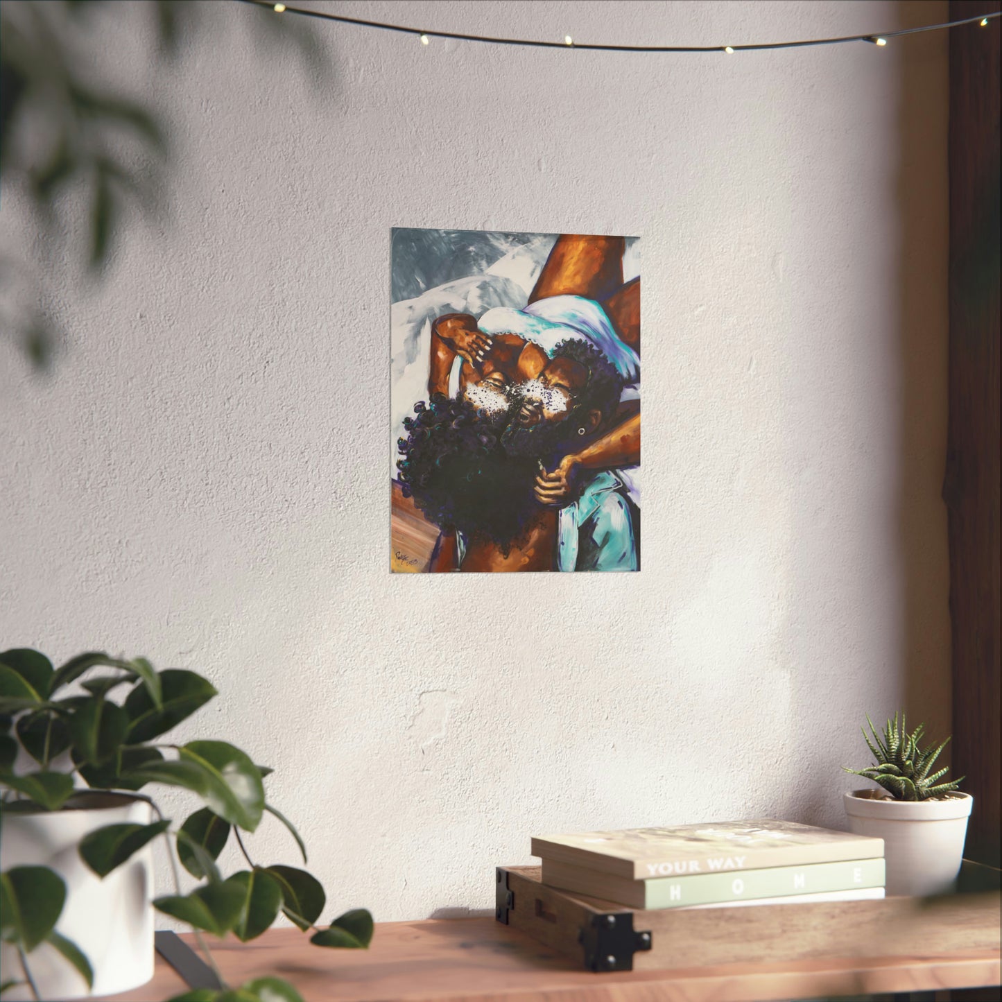 Naturally Black Love XII Matte Vertical Posters