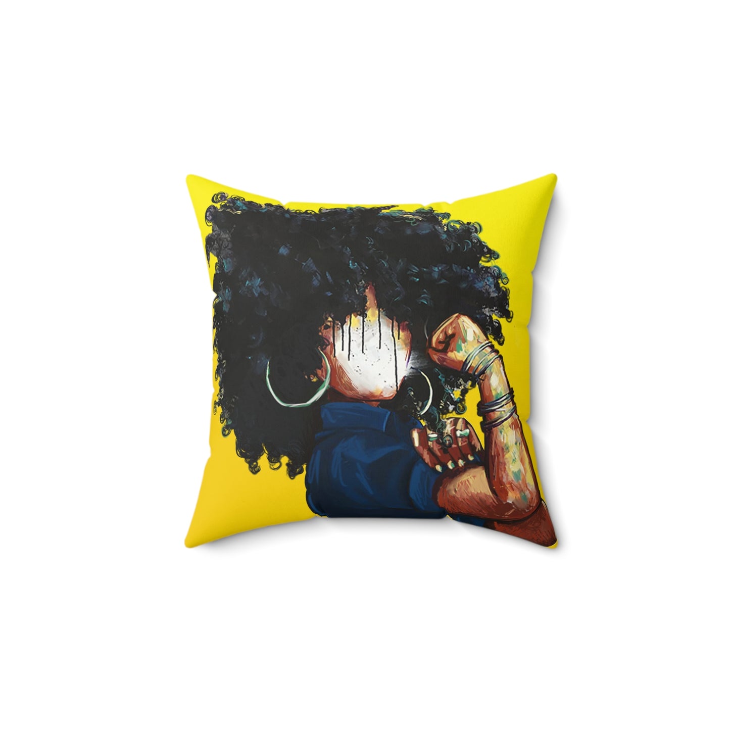 Naturally the Riveter Faux Suede Square Pillow