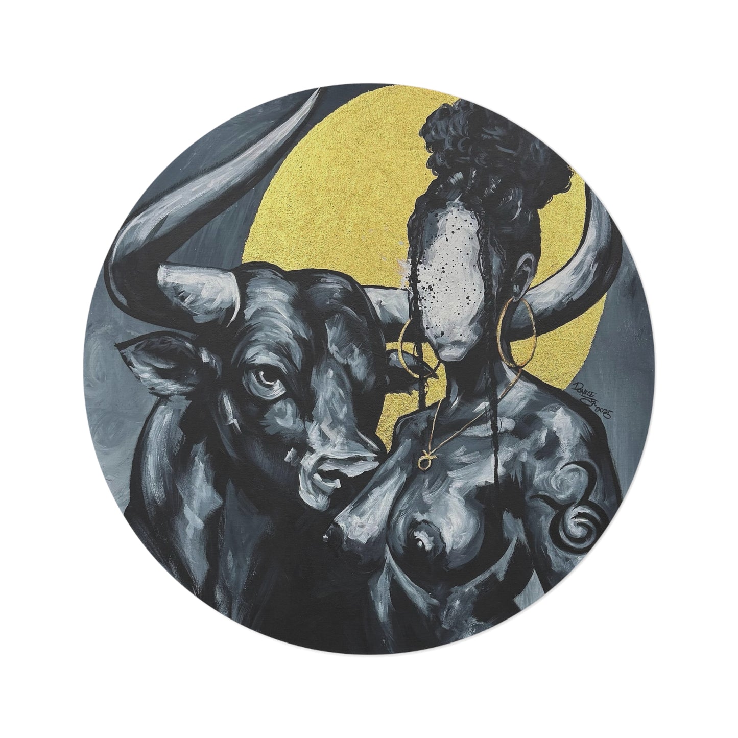 Naturally Taurus Round Rug