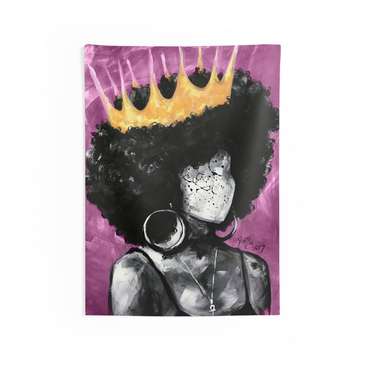 Naturally II Queen PINK Indoor Wall Tapestries