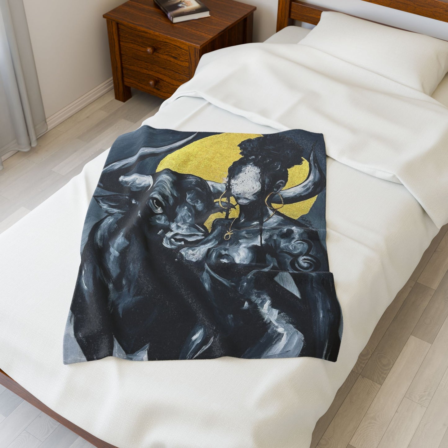 Naturally Taurus Velveteen Plush Blanket