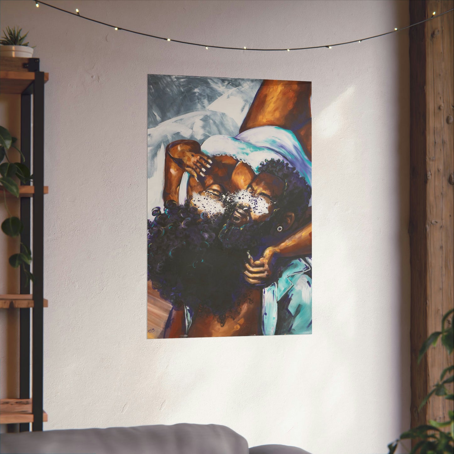 Naturally Black Love XII Matte Vertical Posters