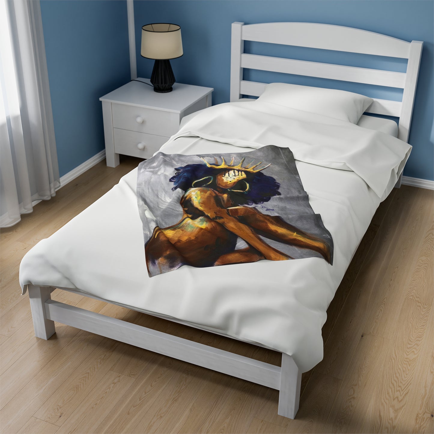 Naturally Queen Nessa Velveteen Plush Blanket