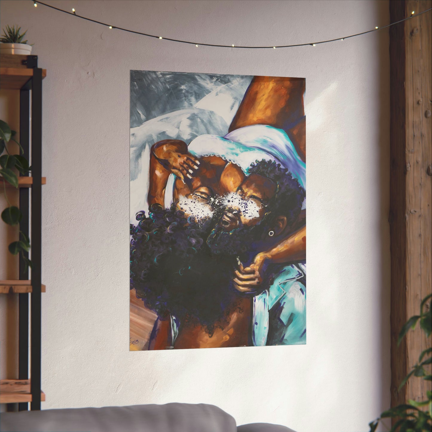 Naturally Black Love XII Matte Vertical Posters