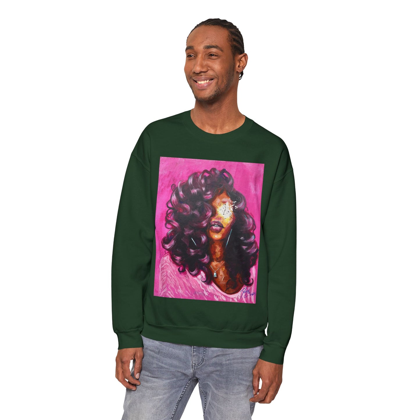 Naturally Lashontae Sweatshirt Unisex, Heavy blend
