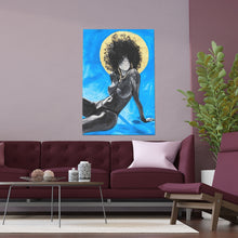 Naturally Nude III BLUE Silk Posters