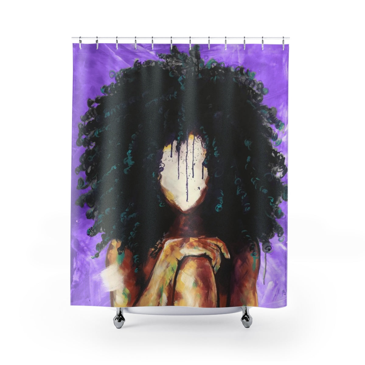 Naturally I PURPLE Shower Curtains