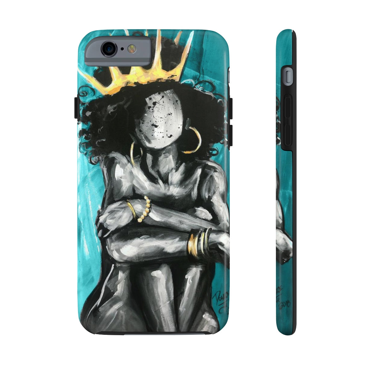 Naturally Queen IX TEAL Case Mate Tough Phone Cases
