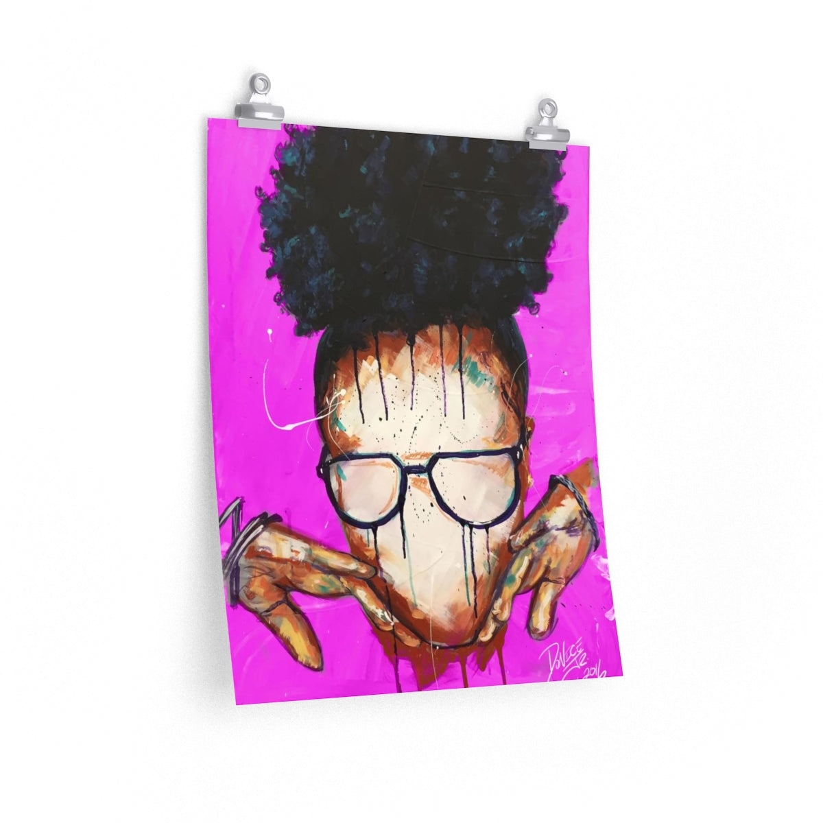 Naturally VII PINK Premium Matte vertical posters