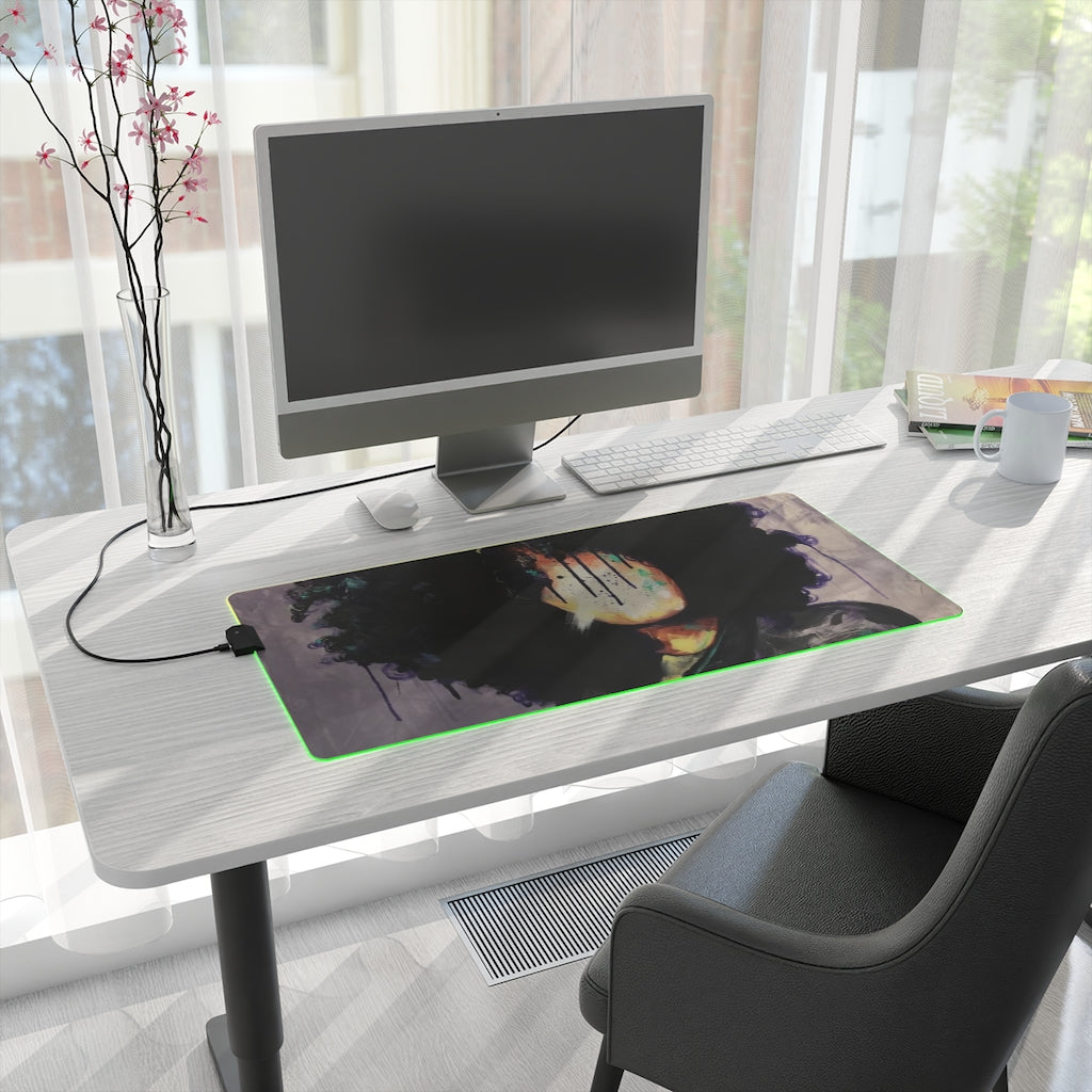 Naturally David LED Gaming Mouse Pad
