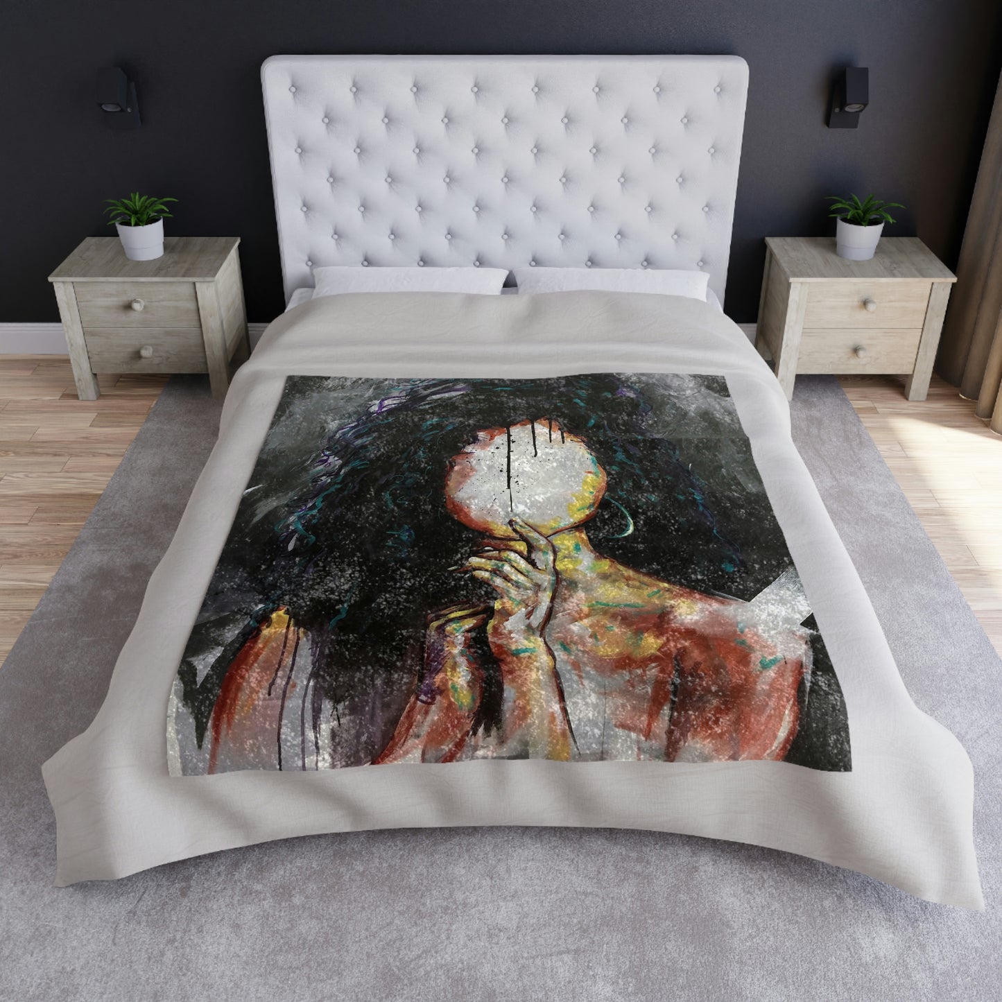 Naturally VI Crushed Velvet Blanket