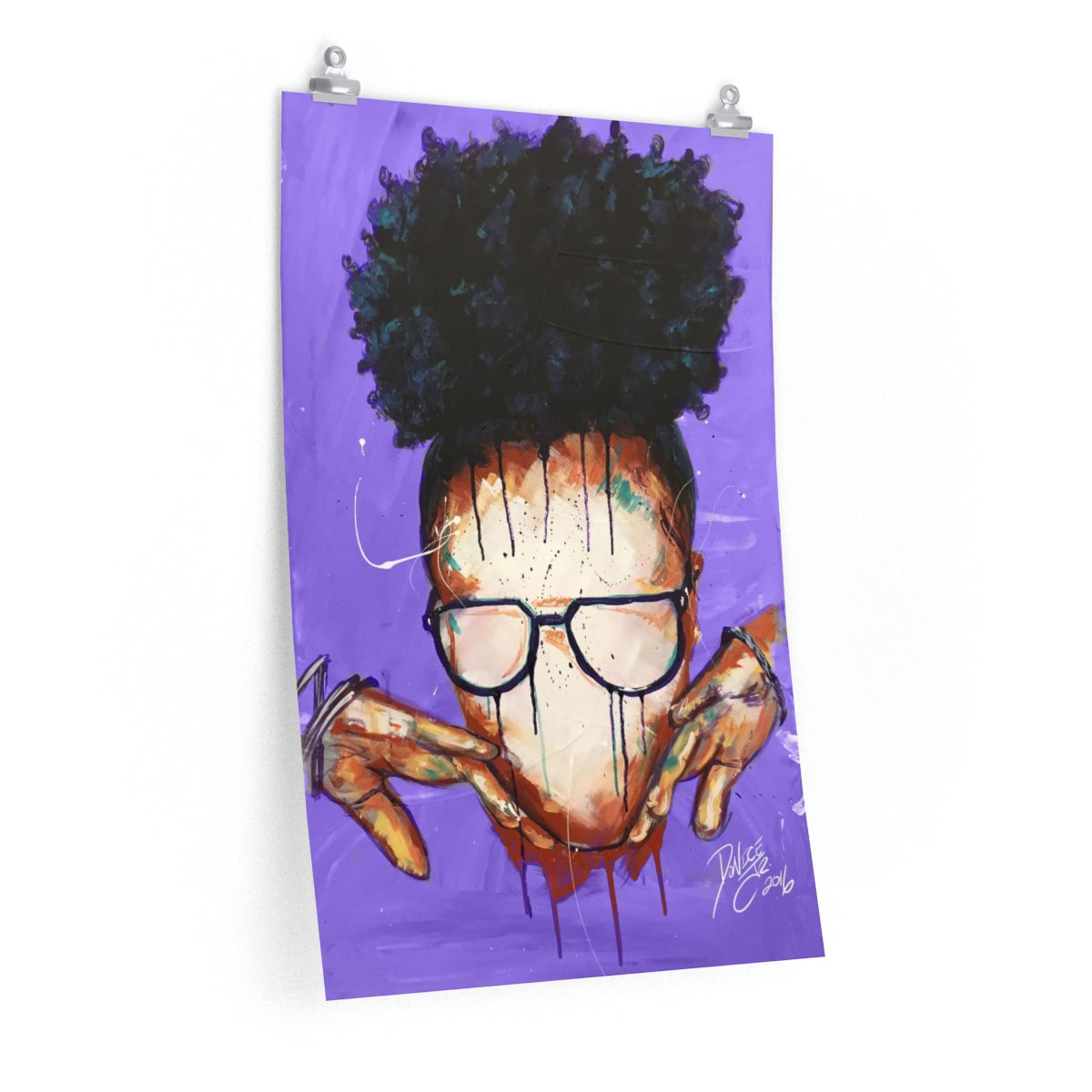 Naturally VII PURPLE Premium Matte vertical posters
