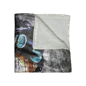 Undressed X Crushed Velvet Blanket