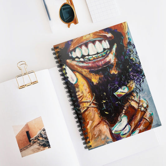 Naturally Black Love XI Spiral Notebook - Ruled Line