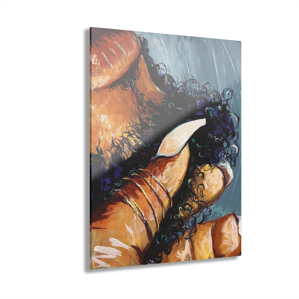 Naturally Black Love X Acrylic Prints (French Cleat Hanging)